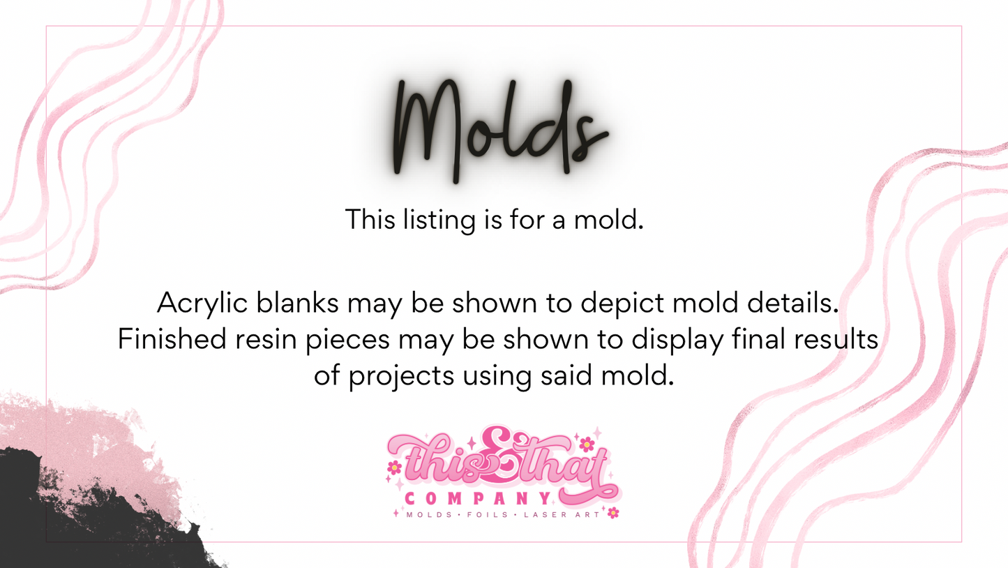 Silicone Mold For Resin | Umbrella and Boots