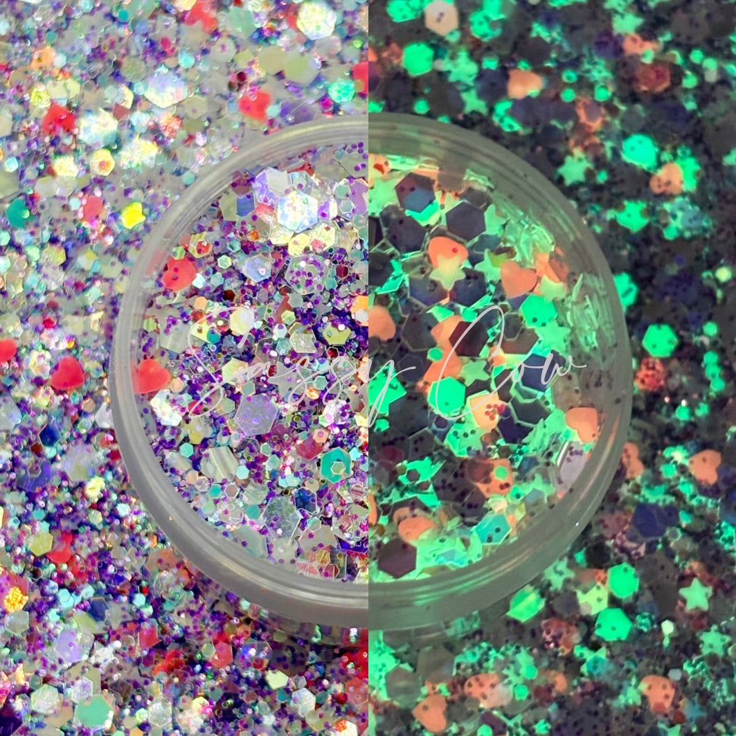 CANDY LAND - Chunky Glow Glitter Mix