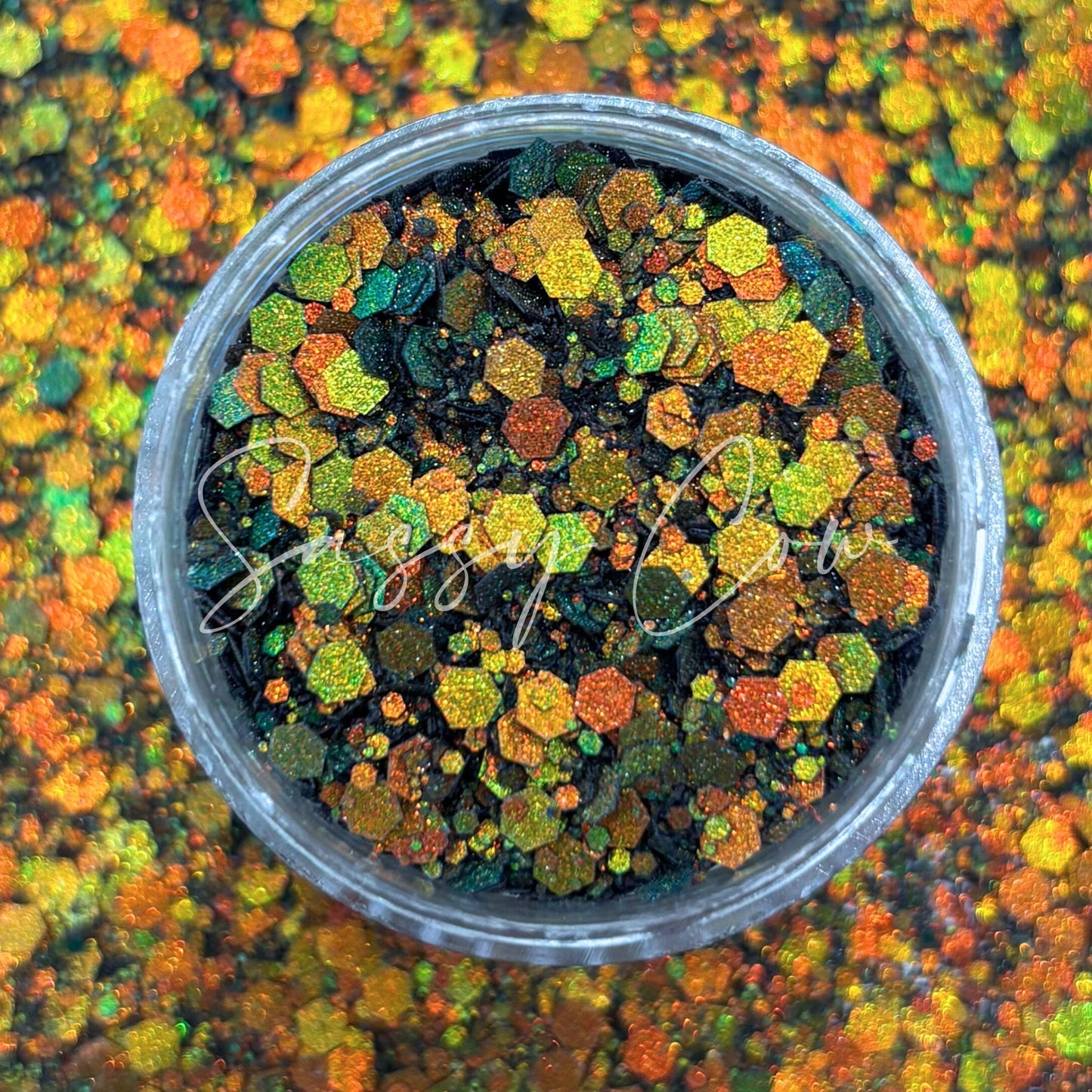 LAVEAU - Chunky Textured Color Shift Glitter Mix