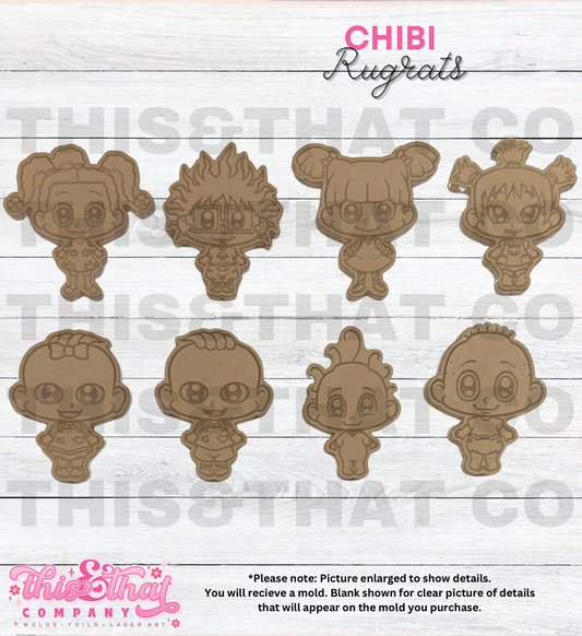 Silicone Mold For Resin | Chibi Nostalgic Baby