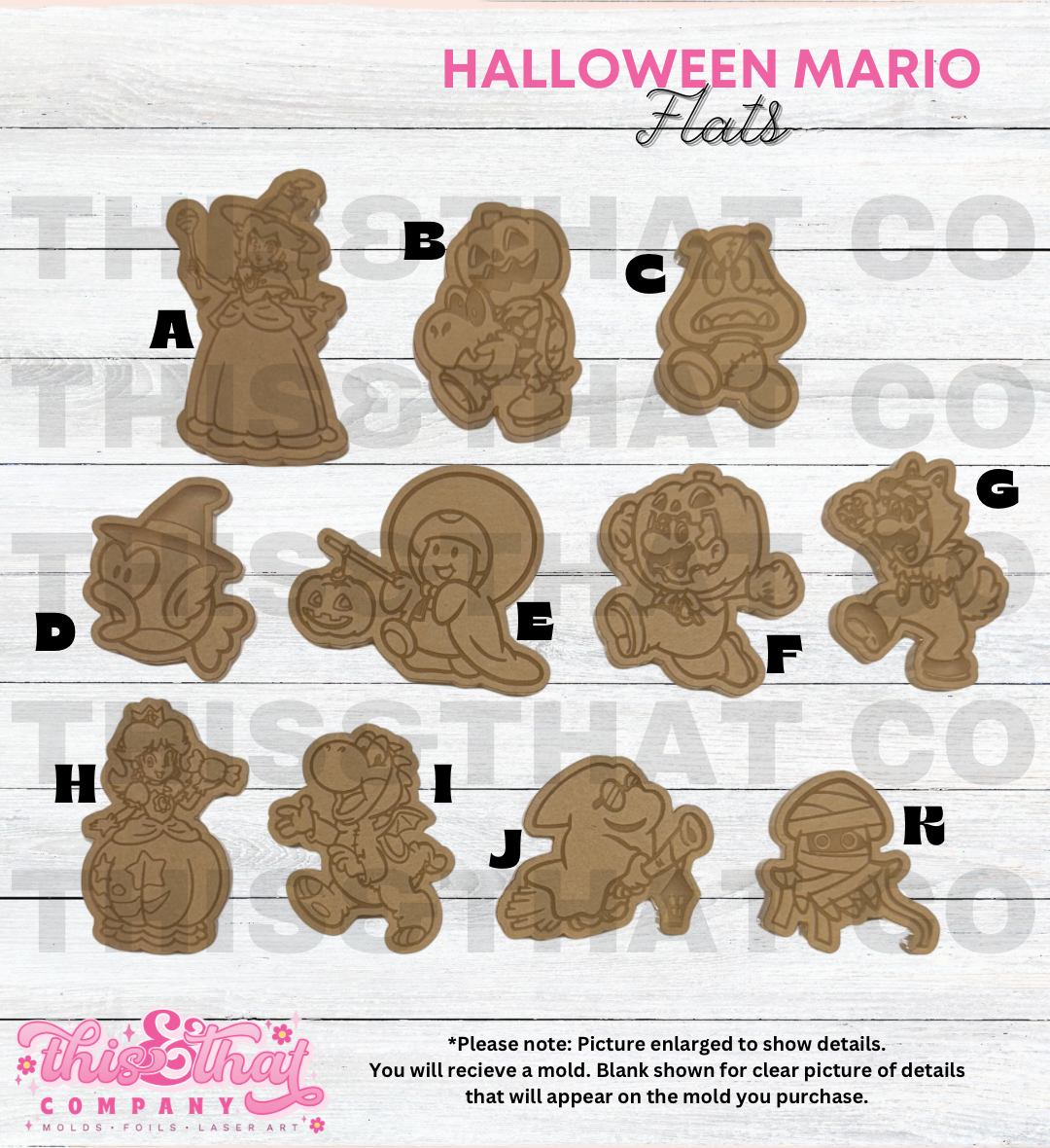 Silicone Mold For Resin |  Halloween Plumber Bros