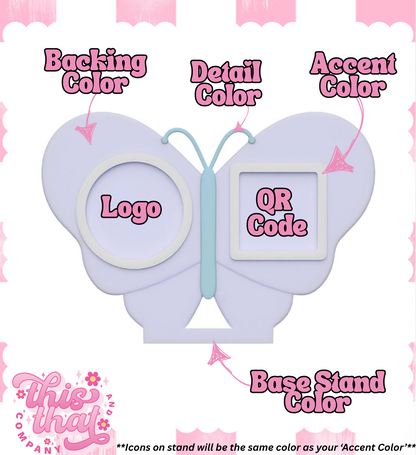 3D Print | Payment Station | FULLY CUSTOMIZABLE | Butterfly