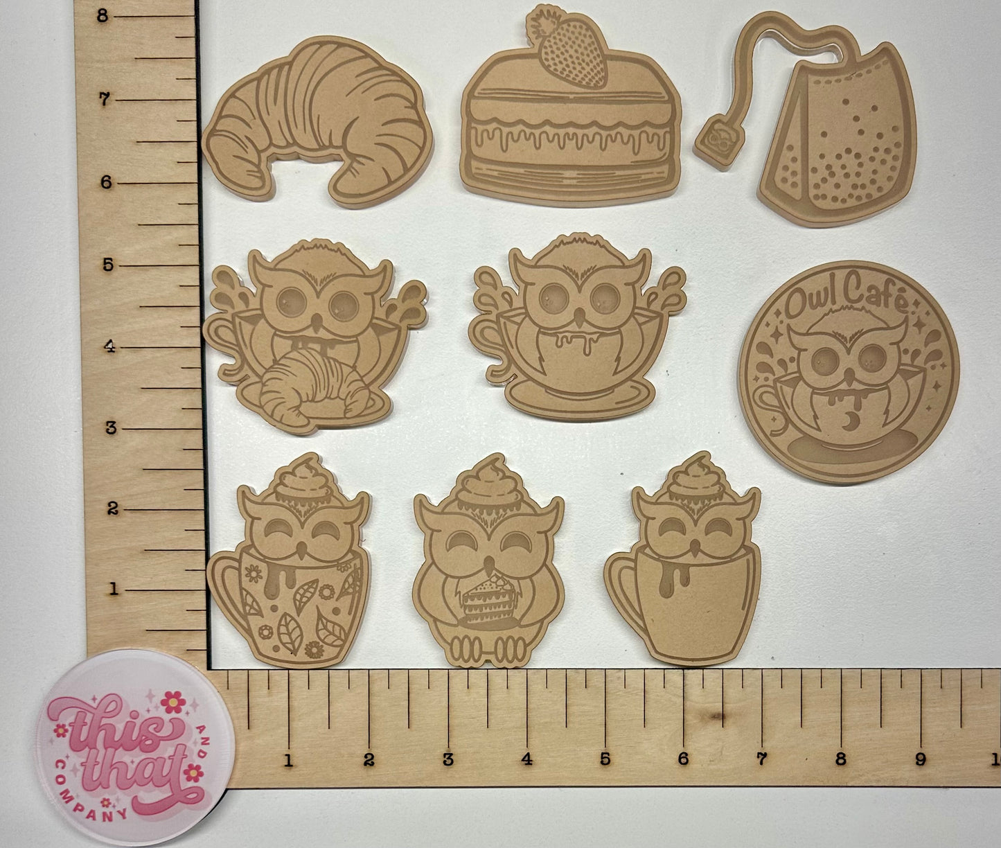 Silicone Mold For Resin | Owl Cafe Flats