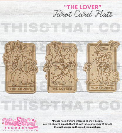 Silicone Mold For Resin | The Lover Tarot Card Flats