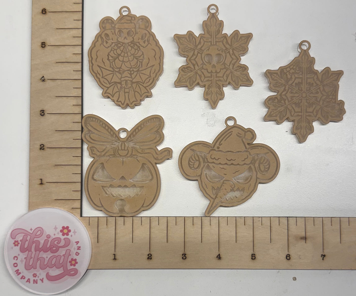 Silicone Mold for Resin | Halloween Keychains/ Orrnaments