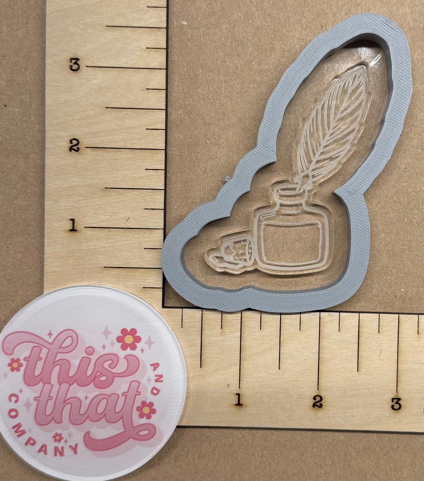 Silicone Mold For Resin | Inkpen Flat