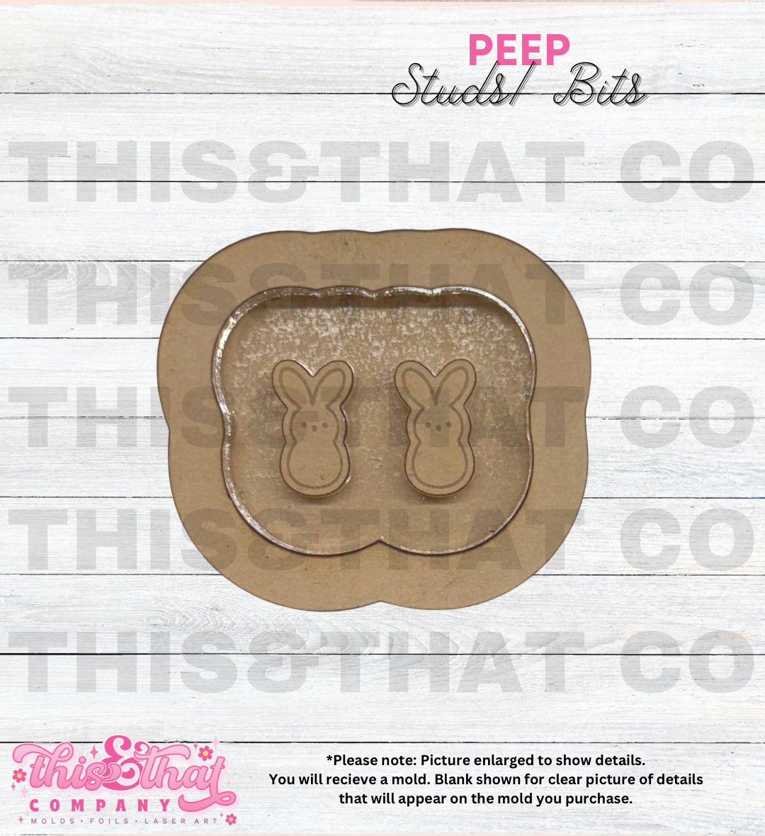 Silicone Mold For Resin | Peep Studs/ Bits