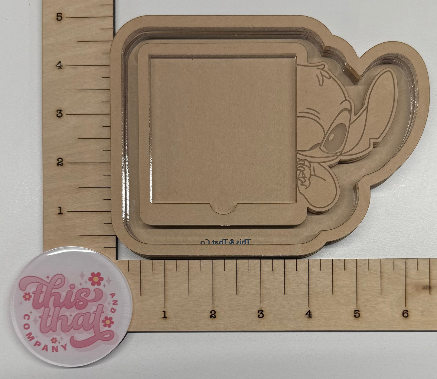 Silicone Mold for Resin | Alien Sticky Note Holder