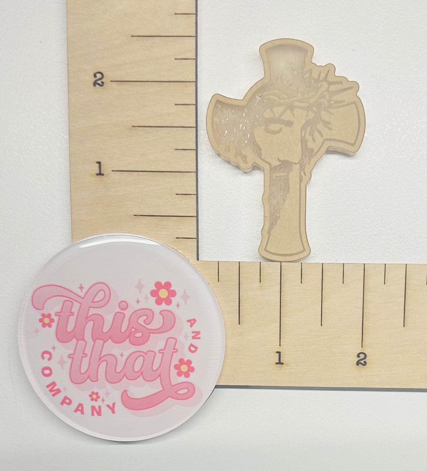 Silicone Mold For Resin | Jesus Cross Flat