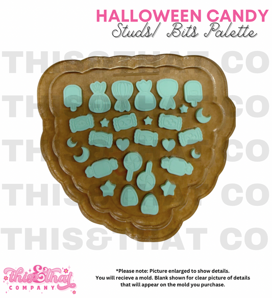 Silicone Mold for Resin | Halloween Candy Studs/ Bits