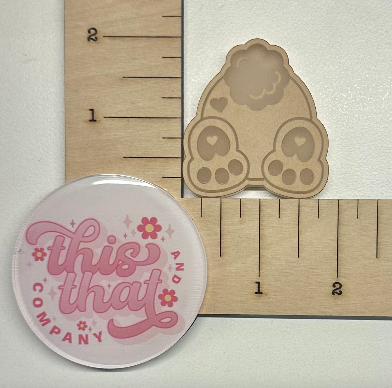 Silicone Mold For Resin | Bunny Bum Flat