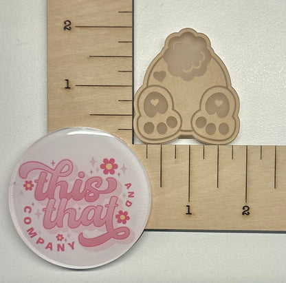 Silicone Mold For Resin | Bunny Bum Flat