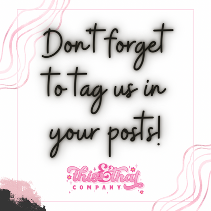 Laser Cut | Acrylic 2/3 Line Username/ Business Name Watermark