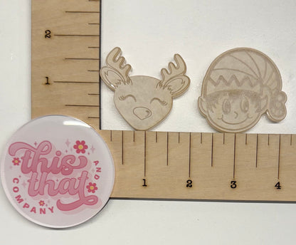 Silicone Mold for Resin | Christmas Flats