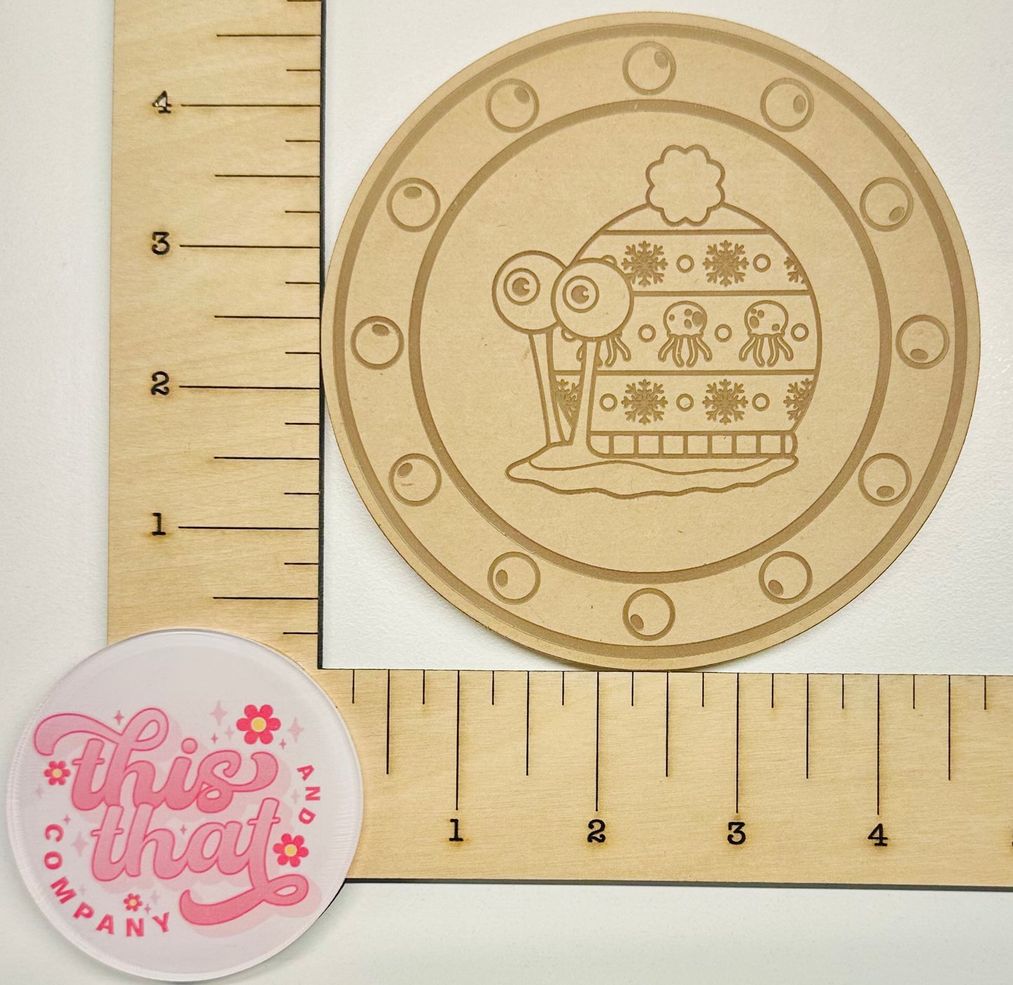 Silicone Mold For Resin |  Snail Christmas Ugly Sweater Tray / Coaster