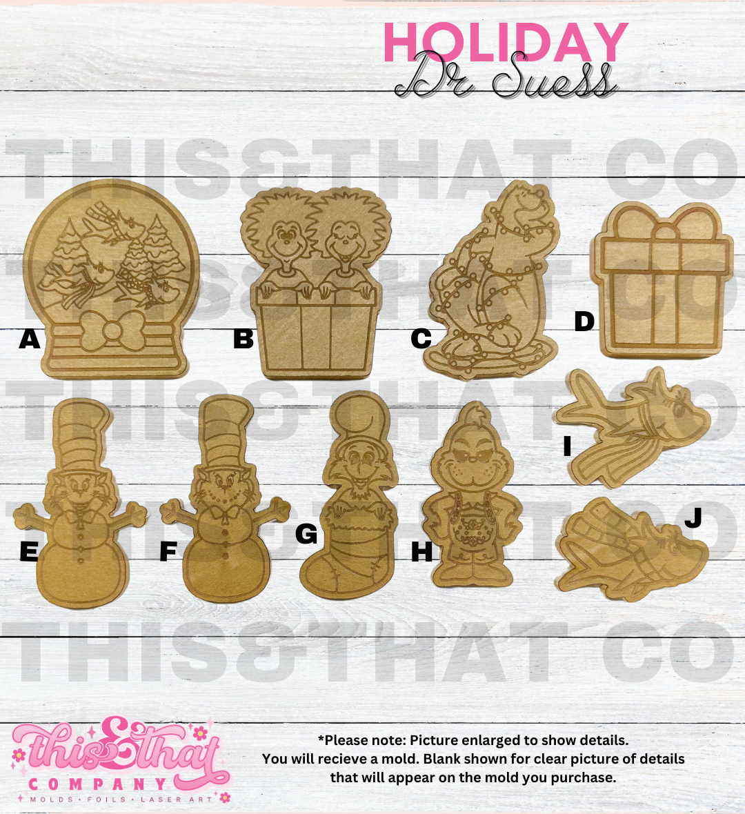 Silicone Mold | Childrens Book Christmas Flats