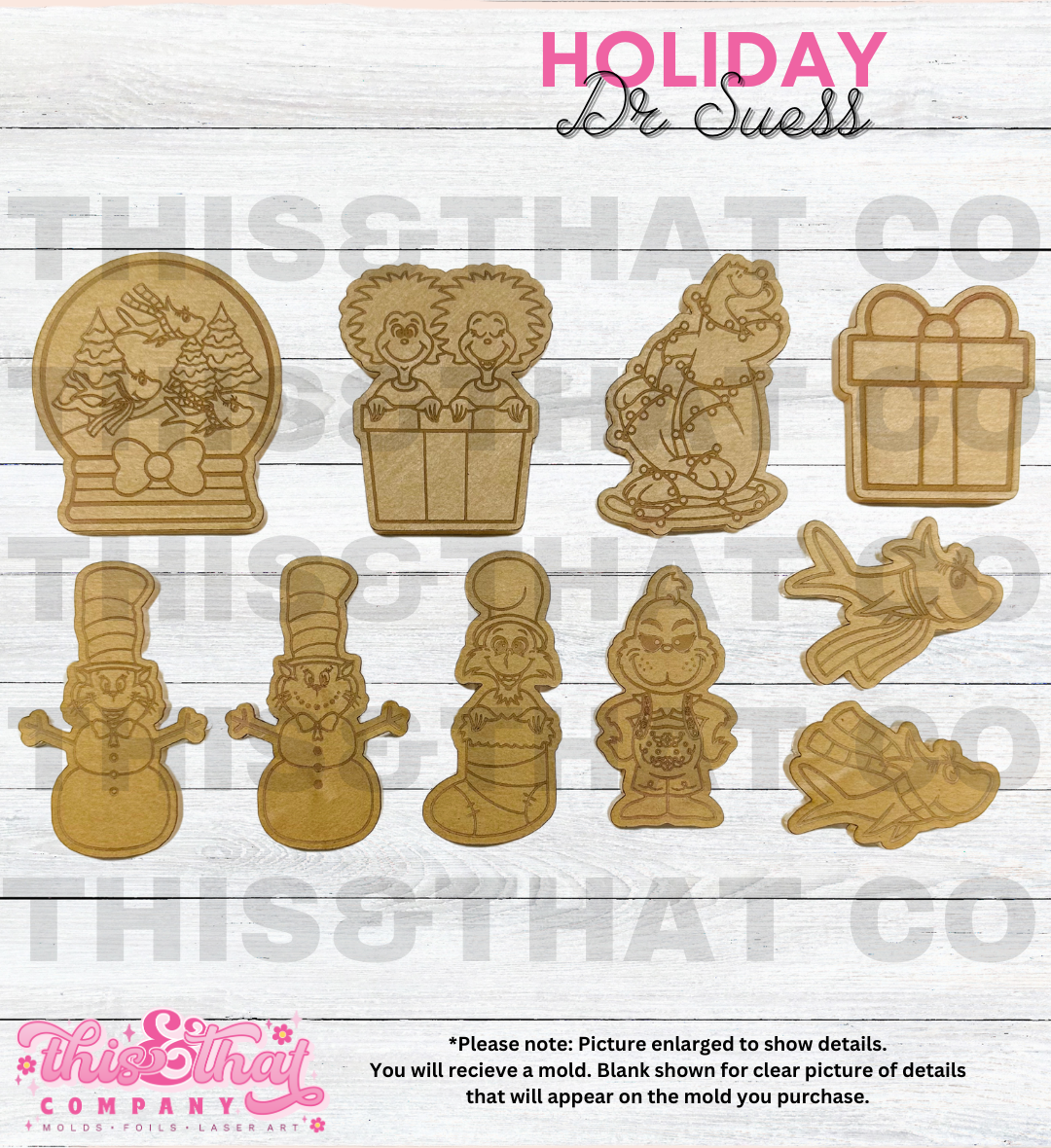 Silicone Mold | Childrens Book Christmas Flats