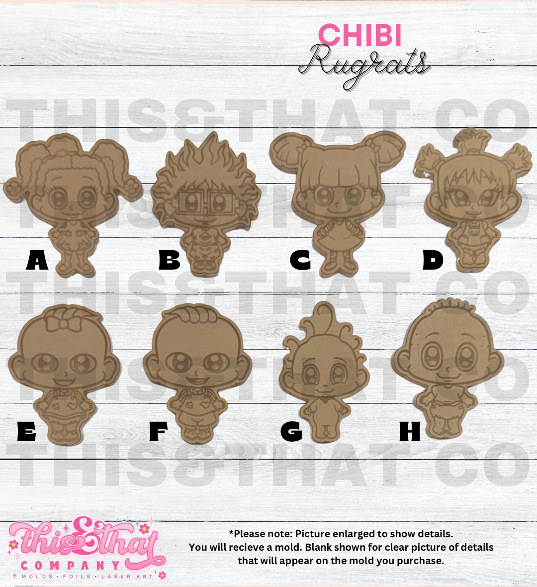 Silicone Mold For Resin | Chibi Nostalgic Baby