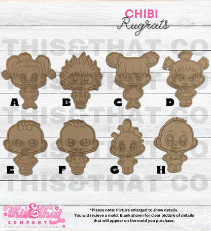 Silicone Mold For Resin | Chibi Nostalgic Baby