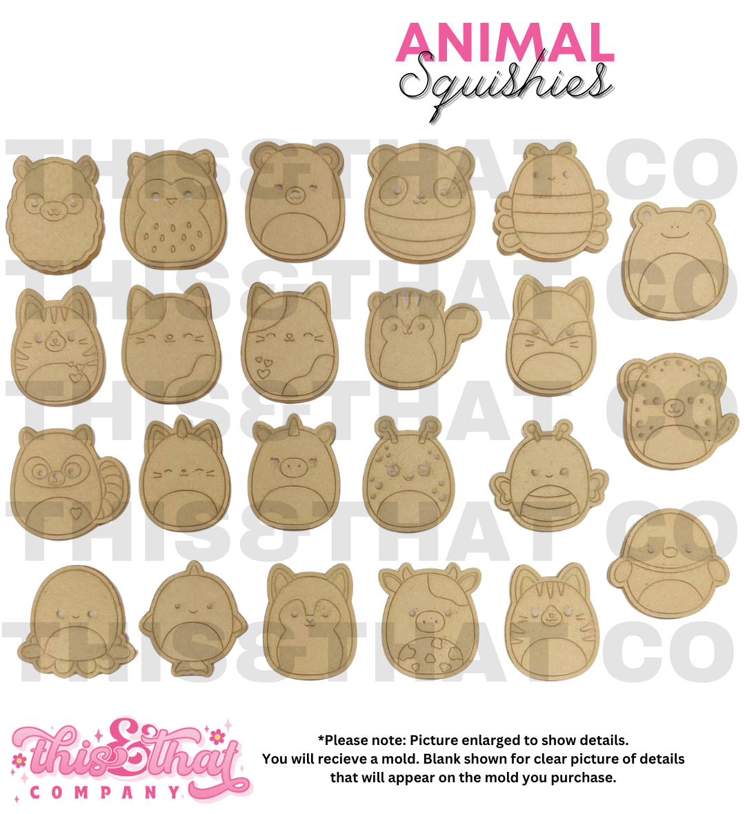 Silicone Mold For Resin  | Animal Squishies