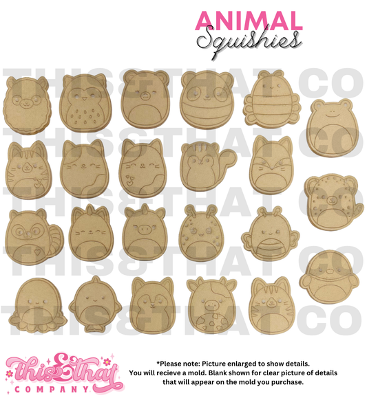 Silicone Mold For Resin  | Animal Squishies