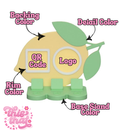 3D Print | Payment Station | FULLY CUSTOMIZABLE | Lemon