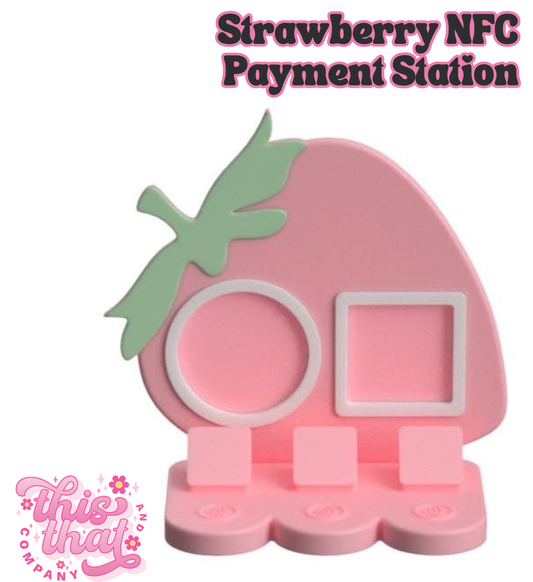 3D Print | Payment Station | FULLY CUSTOMIZABLE | Strawberry