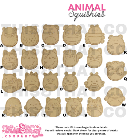 Silicone Mold For Resin  | Animal Squishies