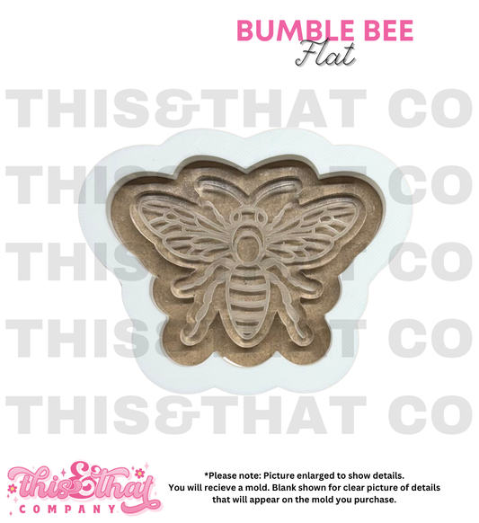 Silicone Mold For Resin | Bumble Bee Flat