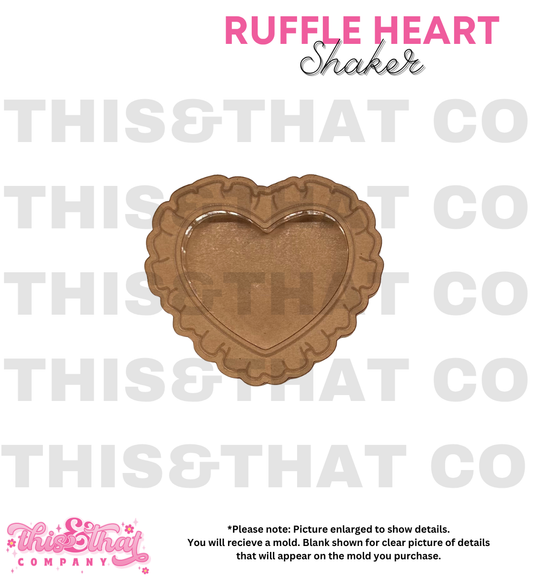 Silicone Mold For Resin | Heart Shaker