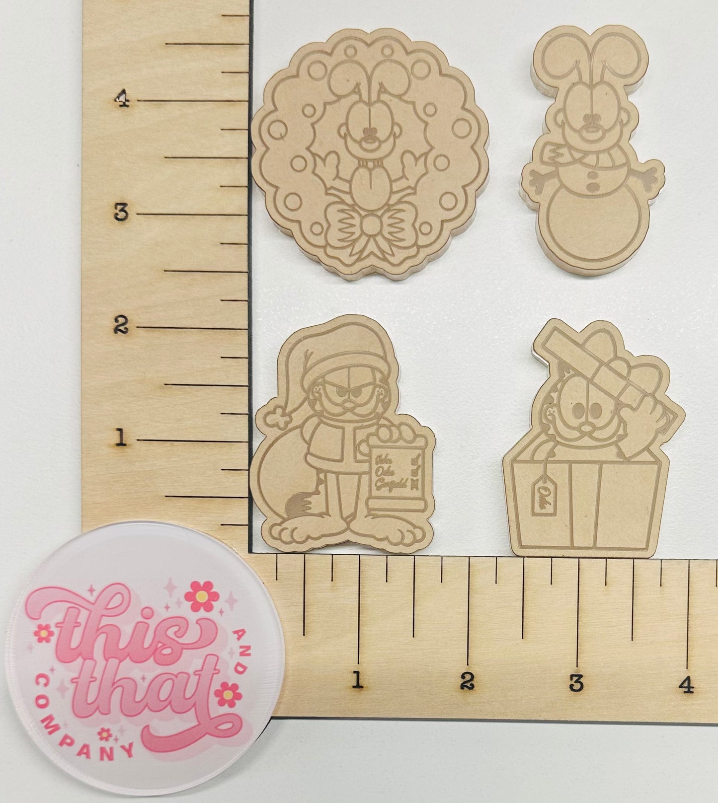 Silicone Mold For Resin |  Christmas Orange Cat