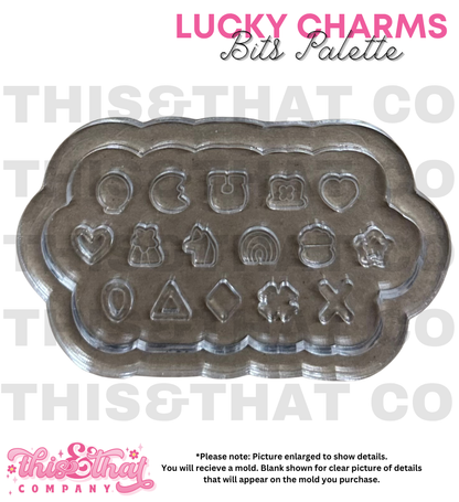 Silicone Mold For Resin |  Lucky Charms Bits Palette