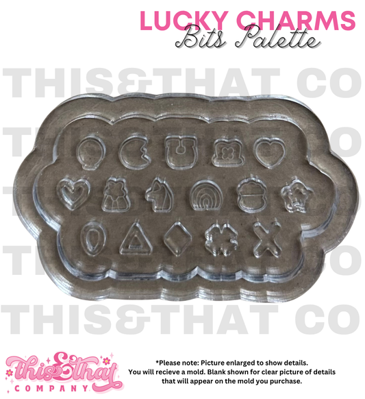 Silicone Mold For Resin |  Lucky Charms Bits Palette