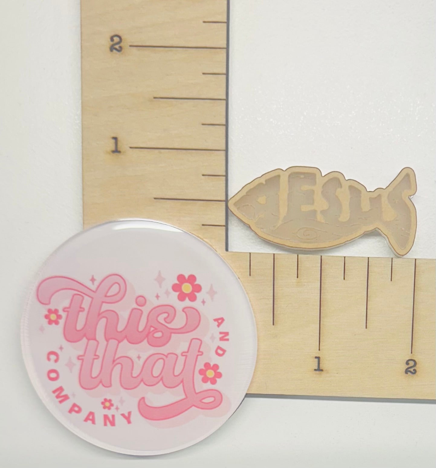 Silicone Mold For Resin | Jesus Fish Flat