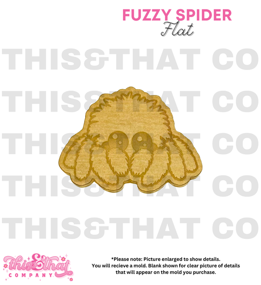 Silicone Mold for Resin | Cute Fuzzy Spider