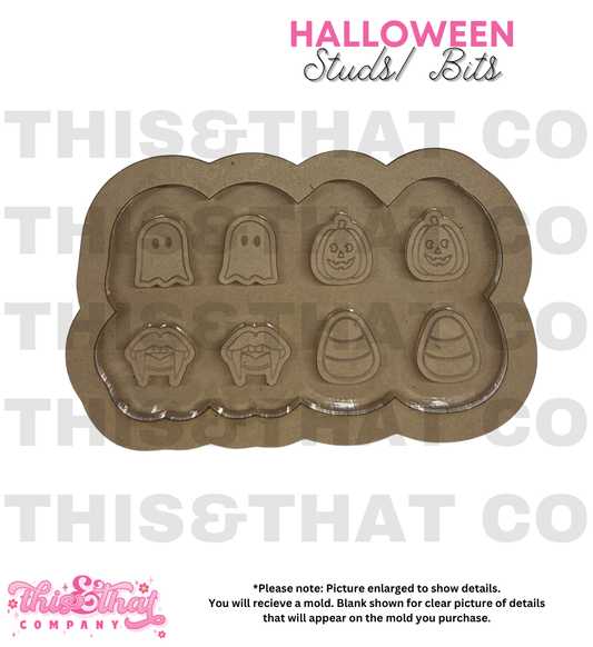 Silicone Mold for Resin | Halloween Studs/ Bits