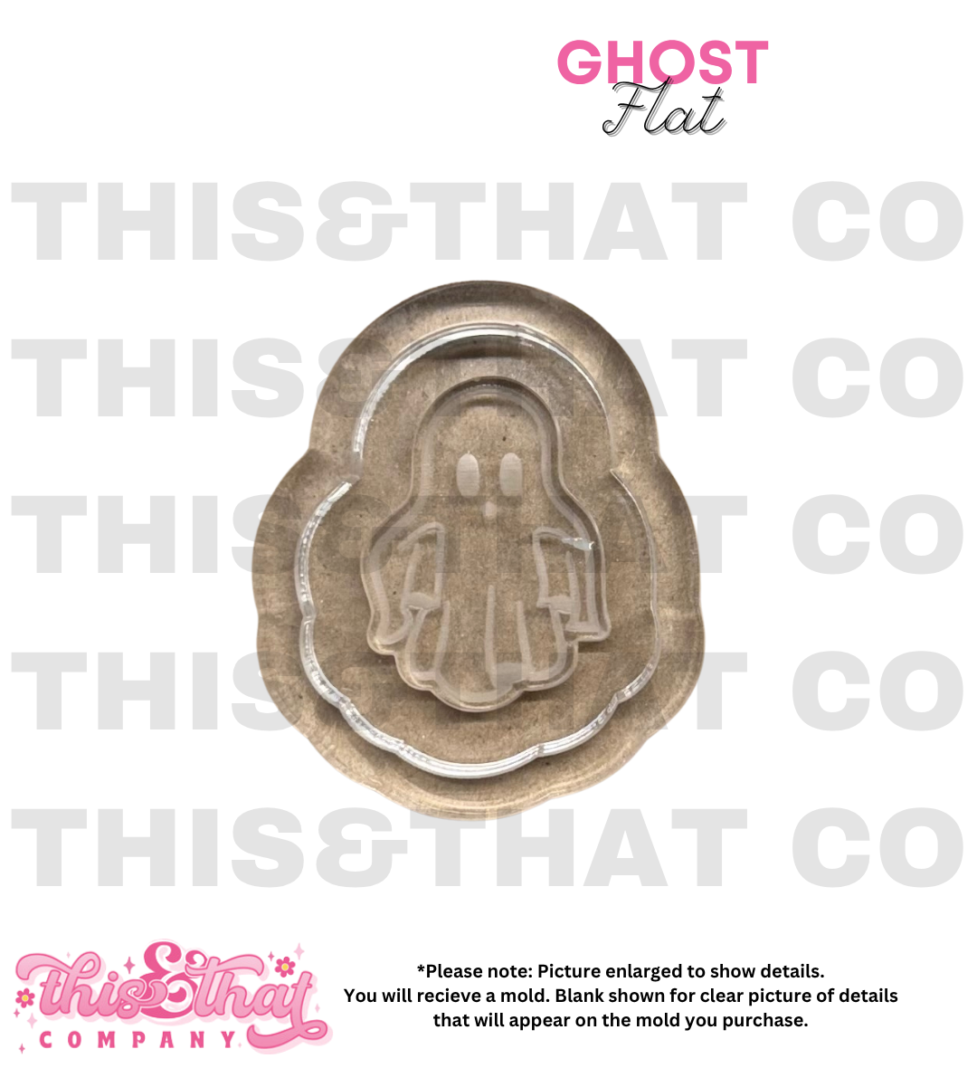Silicone Mold For Resin | Ghost Flat