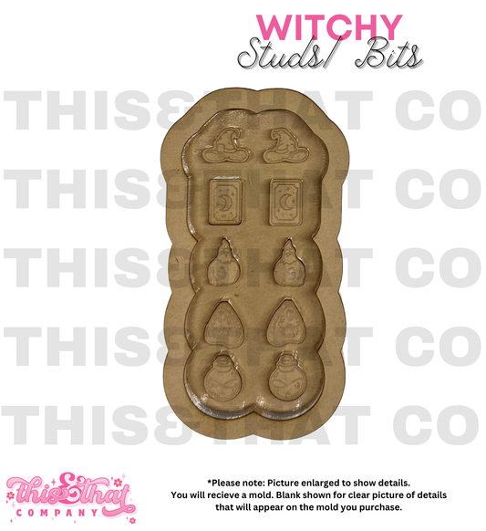 Silicone Mold For Resin | Witchy Studs/Bits