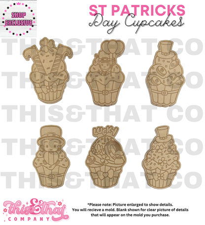 Silicone Mold For Resin | St Pattys Day Cupcakes | SHOP EXCLUSIVE