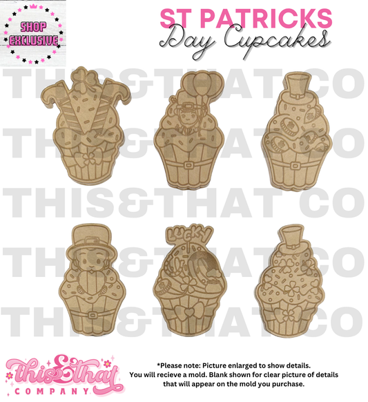Silicone Mold For Resin | St Pattys Day Cupcakes | SHOP EXCLUSIVE