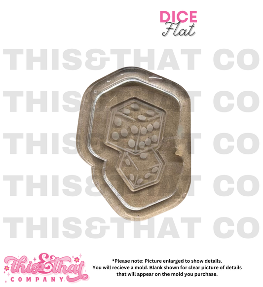 Silicone Mold For Resin | Rolling Dice Flat