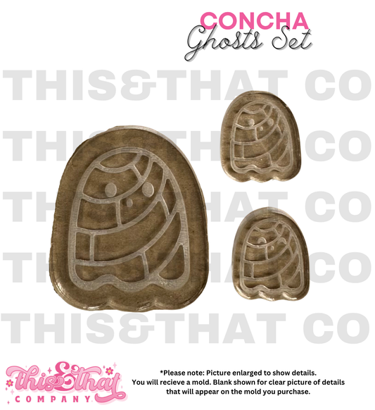 Silicone Mold For Resin | Concha Ghosts