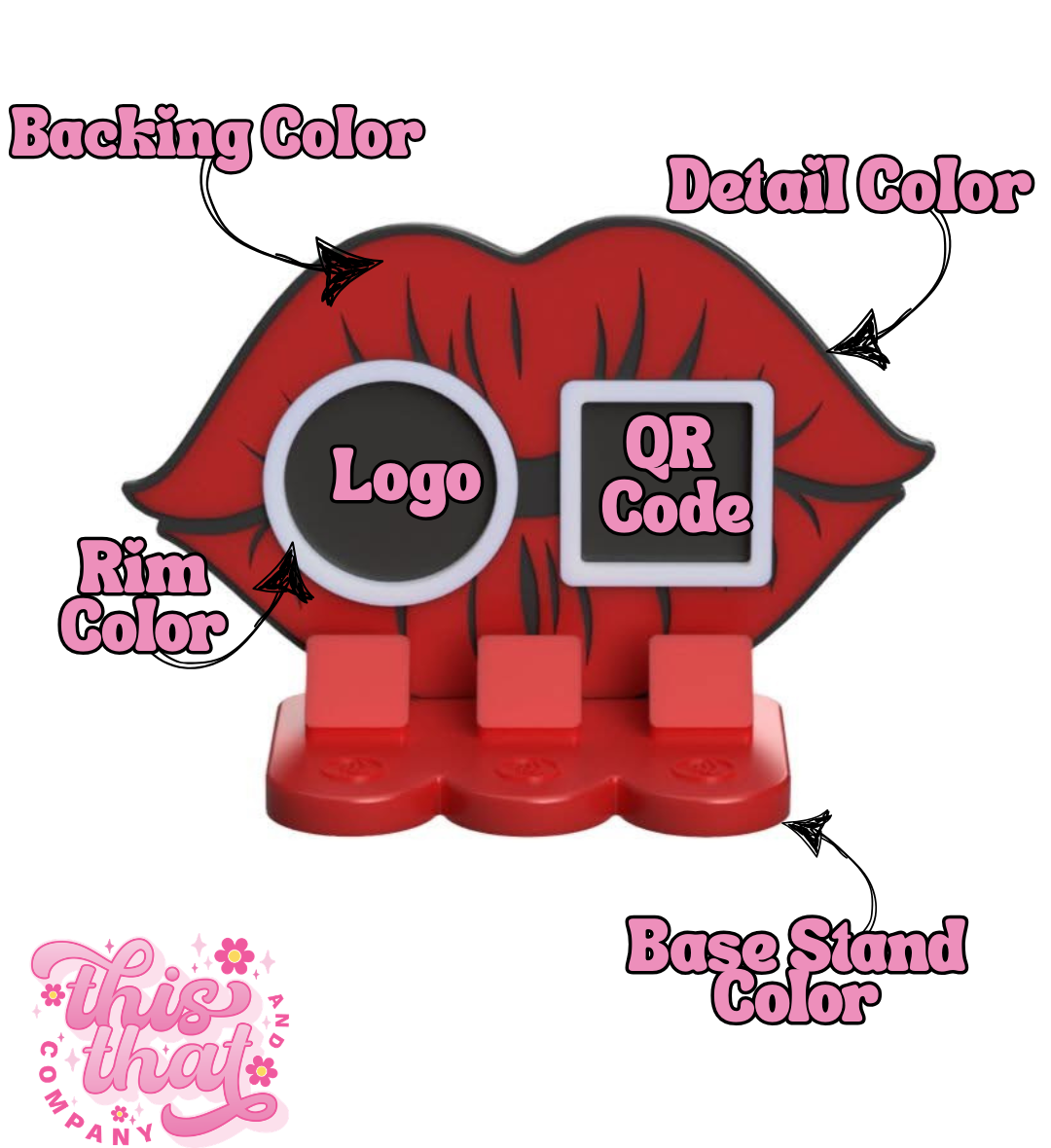 3D Print | Payment Station | FULLY CUSTOMIZABLE | Lips