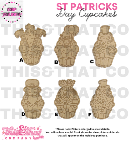 Silicone Mold For Resin | St Pattys Day Cupcakes | SHOP EXCLUSIVE