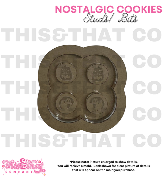 Silicone Mold for Resin | Halloween Cookies Stubs/ Bits