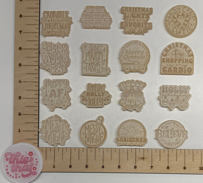 Silicone Mold for Resin | Jolly Christmas