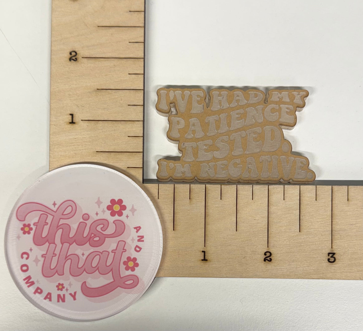 Silicone Mold for Resin | 'Patience Tested'