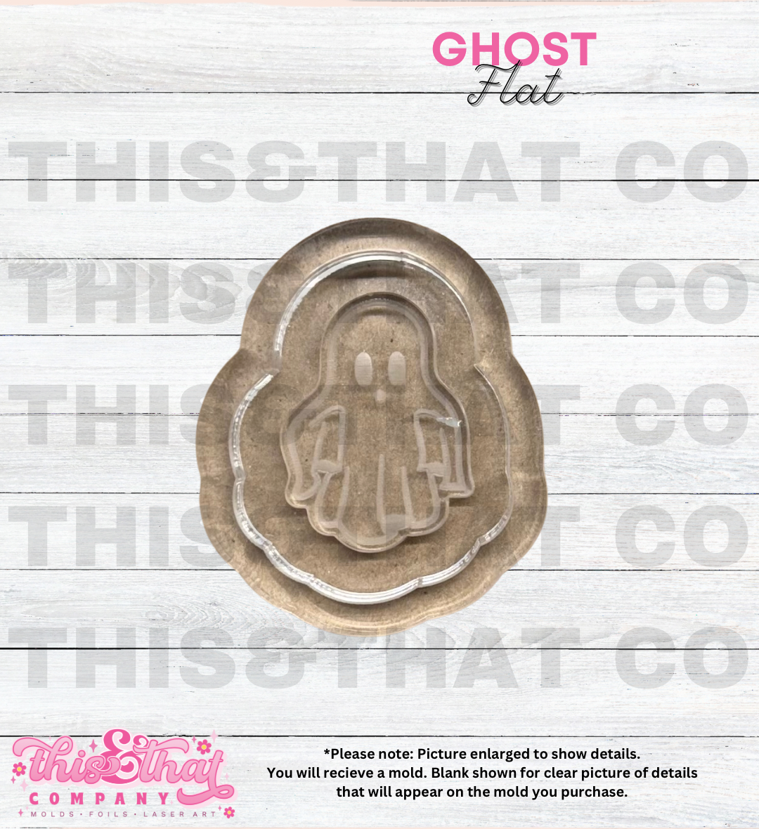 Silicone Mold For Resin | Ghost Flat