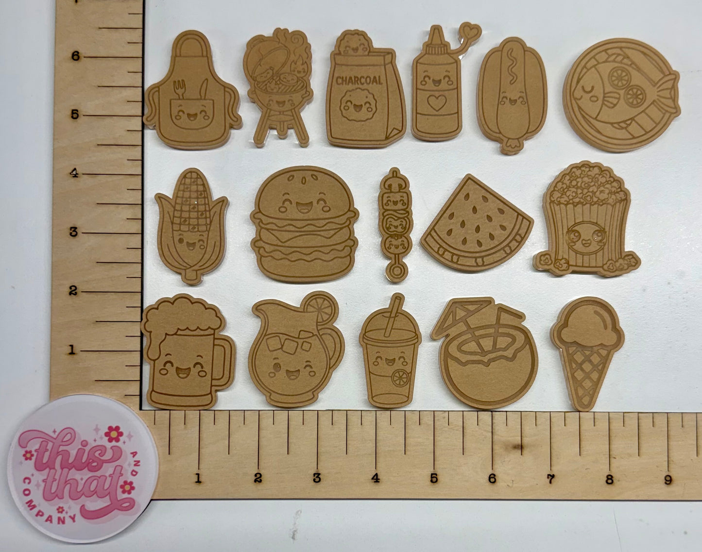 Silicone Mold for Resin | Kawaii Summer BBQ Flats