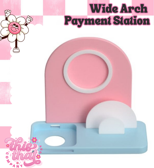 3D Print | Payment Station | FULLY CUSTOMIZABLE | Wide Arch